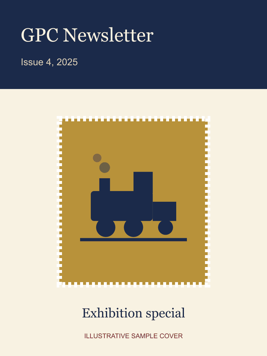Cover of the Issue 4, 2025 newsletter: Exhibition special