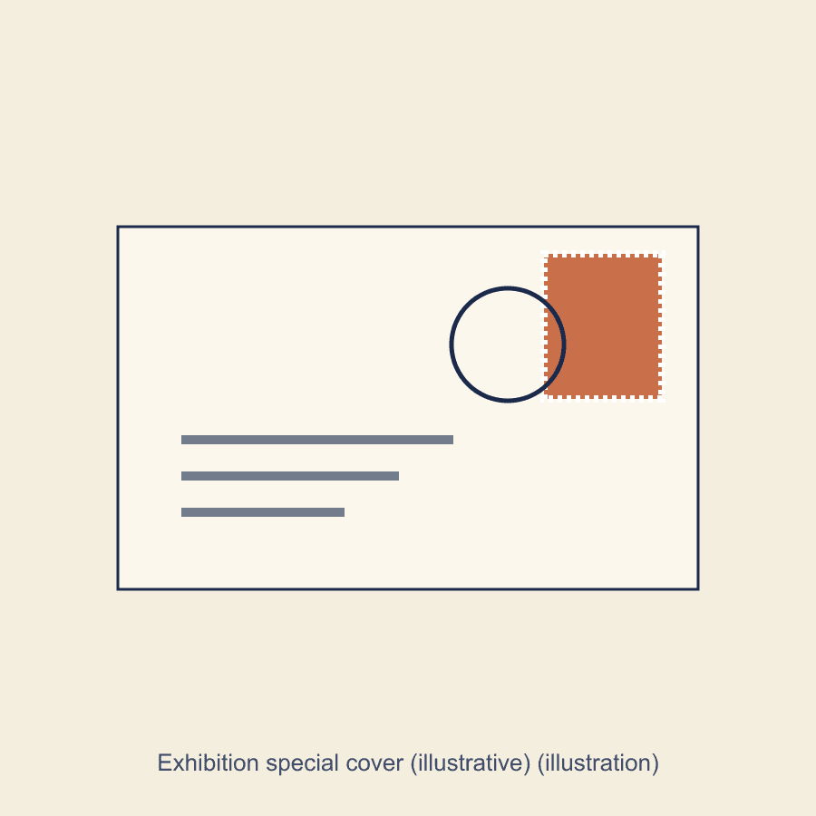 Exhibition special cover (illustrative) (illustration)
